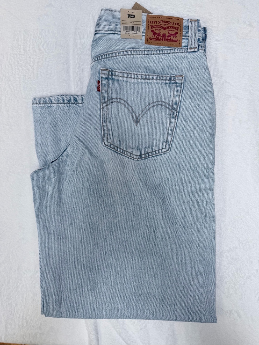 Levi's Light Blue Baggy Wide Leg Jeans